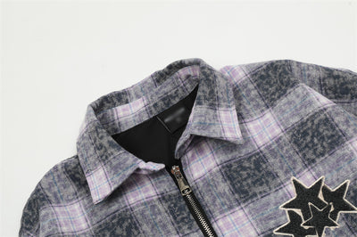 Camisa Chaqueta de Cuadros Vintage para Hombre - Image 17