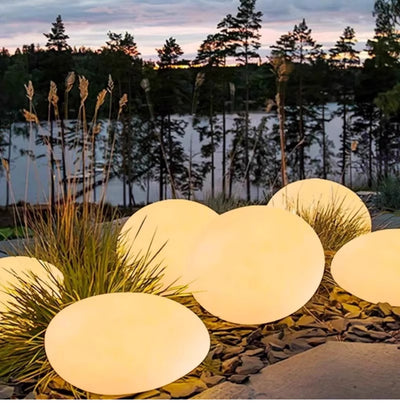 Luz Solar de Piedra Decorativa Impermeable para Exterior - Image 14