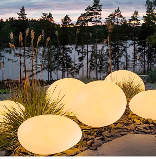 Luz Solar de Piedra Decorativa Impermeable para Exterior - Image 14
