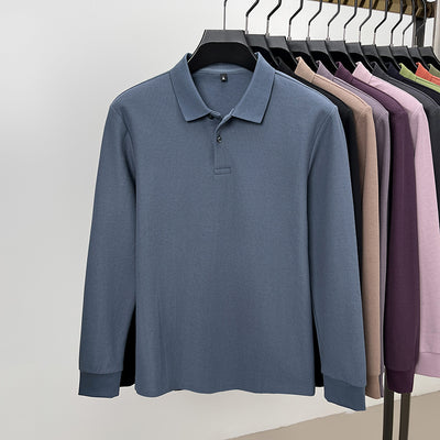 Camisa Polo Ejecutiva Manga Larga con Solapa - Image 29