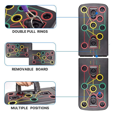 Tabla de Flexiones Plegable Multifuncional con Bandas de Resistencia - Image 11