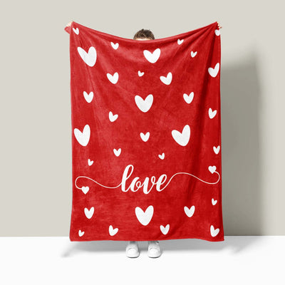 Manta Térmica con Estampado de Corazones para Descansos - Image 6