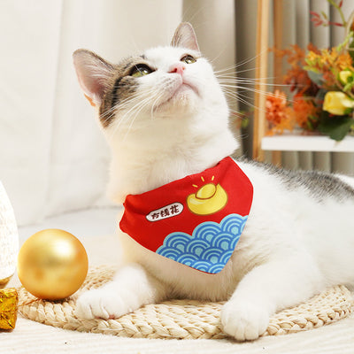 Pañoleta Triangular Ajustable para Mascotas - Accesorios Decorativos