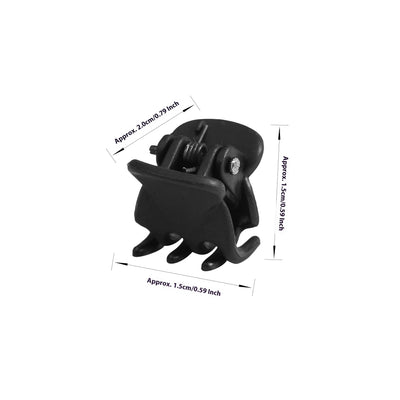 Pinza Claw Clip Negra Mate Mini 1cm - Accesorio Perfecto para Flequillos y Cabello Suelto - Image 20