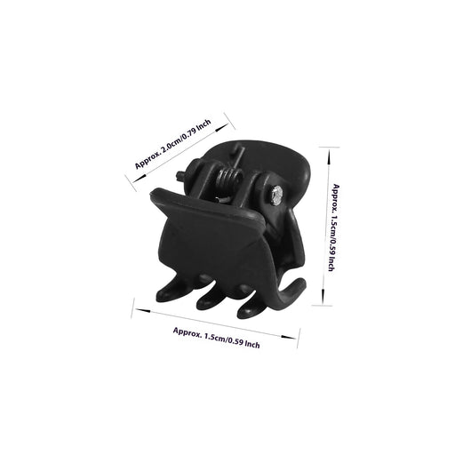 Pinza Claw Clip Negra Mate Mini 1cm - Accesorio Perfecto para Flequillos y Cabello Suelto - Image 20
