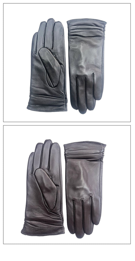 Guantes de Cuero Oveja para Mujer con Pantalla Táctil - Invierno Cálido - Image 18