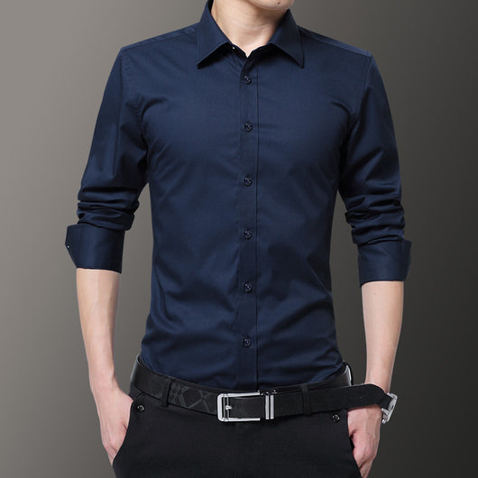 Blazer Ejecutivo Blanco y Negro de Manga Larga para Hombre - Image 13