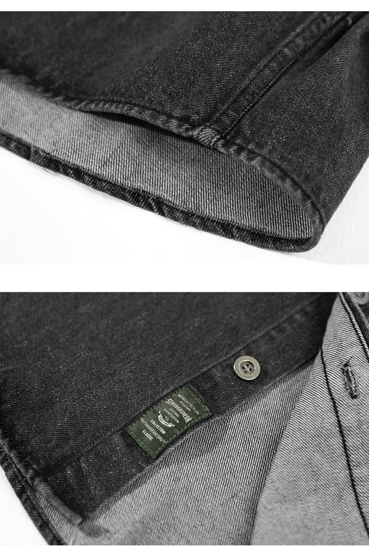 Camisa Denim Holgada con Hombros Caídos para Hombre - Image 17