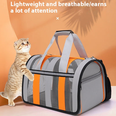 Bolsa Transportadora Crossbody para Mascotas - Diseño Portátil y Cómodo