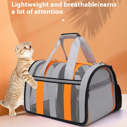 Bolsa Transportadora Crossbody para Mascotas - Diseño Portátil y Cómodo