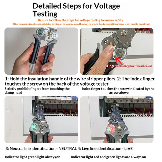 Alicates Pelacables Multifunción Profesional para Electricistas - Image 3