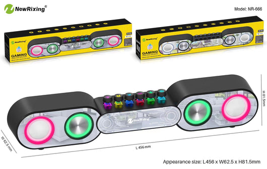 Parlante Bluetooth RGB Luminoso para Gaming - Image 9