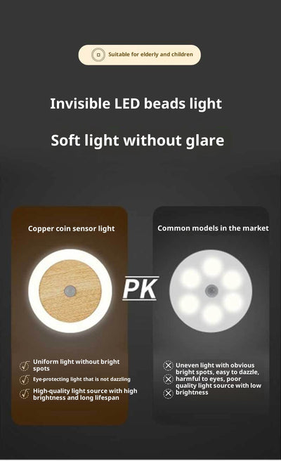 Luz Nocturna Inteligente con Sensor de Movimiento y Carga Magnética - Image 10