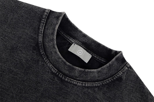Camiseta Estampada Lavada y Desgastada para Hombre - Image 11