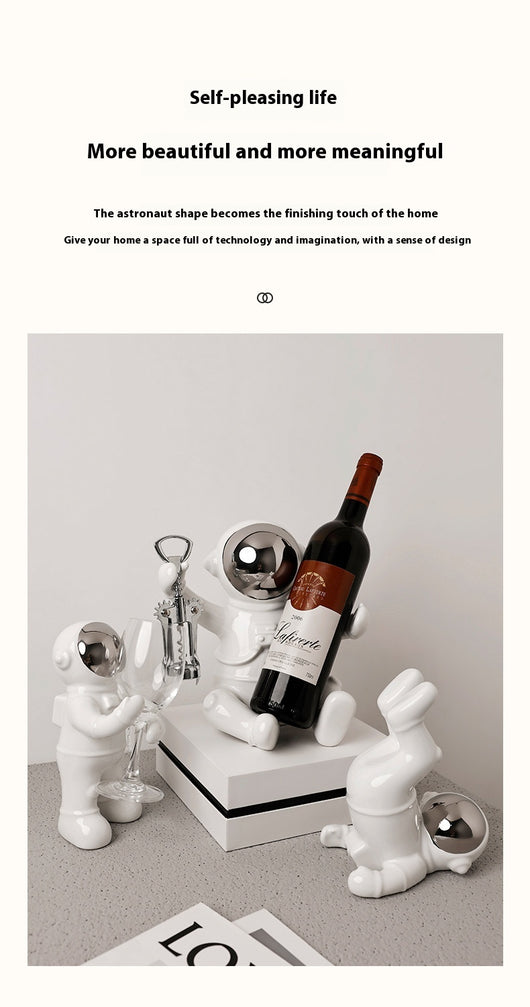 Mueble Astronauta para Vinos - Gabinete TV Decorativo Multifuncional - Image 13