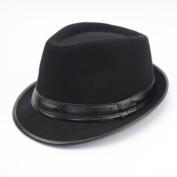 Sombrero de Copa Británico de Lana para Hombre