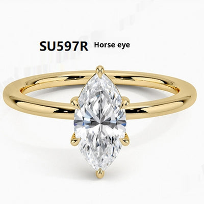 Anillo Chapado en Oro 18K con Diamante de Cultivo para Mujer - Image 12