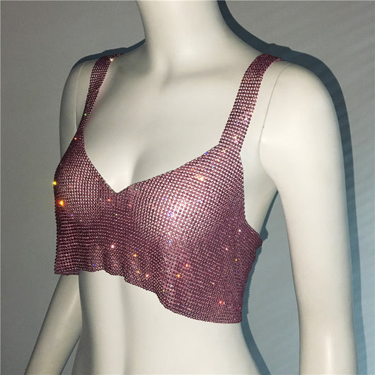 Top Corto Sexy con Escote Profundo y Detalles de Strass - Image 21