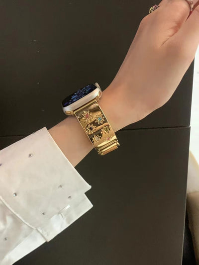Pulsera Asterismo con Cristales Multicolor y Detalles Metálicos - Image 20