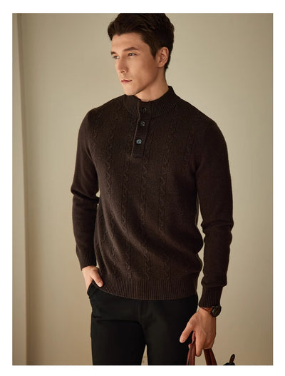 Suéter Grueso con Cuello Tipo Polo - Colección Otoño Invierno - Image 16