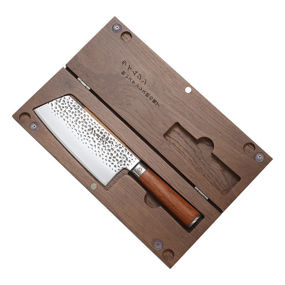 Cuchillo de Cocina Minimalista con Mango de Madera