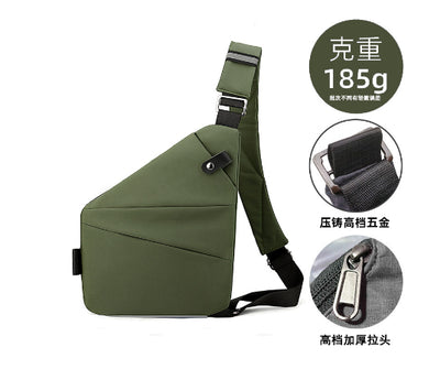Bolsa de Lona para Hombre - Mochila Cruzada Multifunción con Protección Antirrobo - Image 19