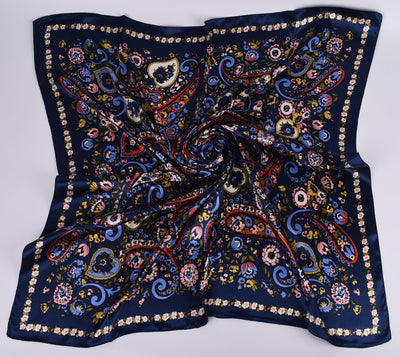 Pañuelo de Seda Estampado Anacardo Xinjiang Grande - Image 15