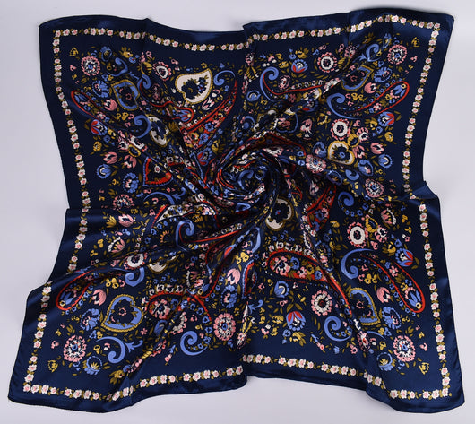 Pañuelo de Seda Estampado Anacardo Xinjiang Grande - Image 15