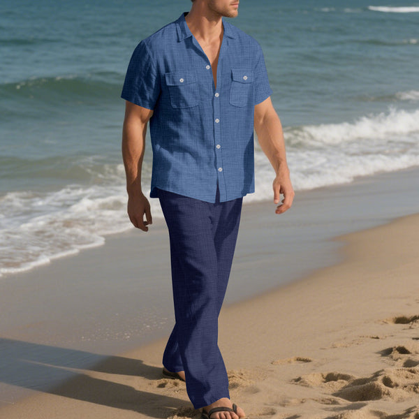 Traje Ejecutivo de Manga Corta para Hombre - Image 6
