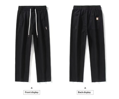 Pantalones de Trabajo Vintage Holgados para Hombre - Estilo Casual Americano - Image 11