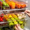 Caja Organizadora Refrigerador Transparente con Cajón - Conservación de Alimentos