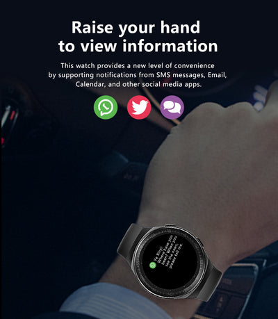 Reloj Inteligente MT3 con Pantalla Táctil Completa, Reproductor de Música y Monitor de Fitness para iOS y Android - Image 9