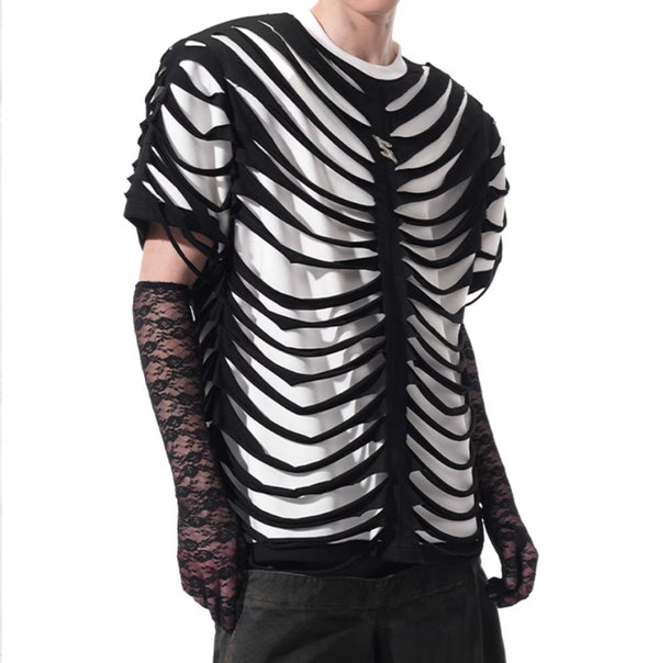 Playera de Hueso Calado con Diseño Exclusivo - Image 7