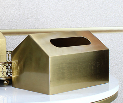 Dispensador de Pañuelos en Latón - Diseño Elegante para el Hogar - Image 9