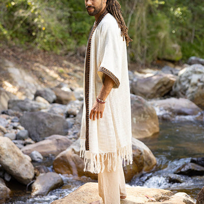 Bata de Algodón Natural para Hombre - Image 3
