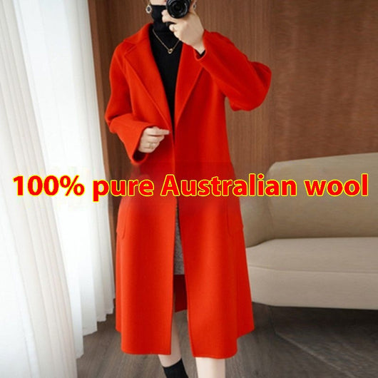 Blazer Clásico Cuello Reforzado Corte Holgado Estilo Hepburn - Image 10