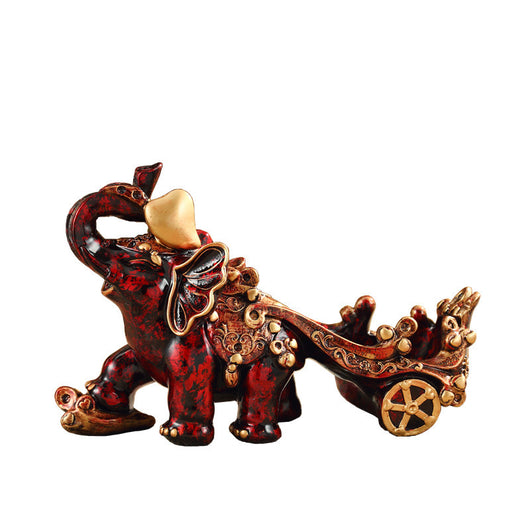 Soporte para Botellas de Vino con Elefante Decorativo en Resina - Image 10