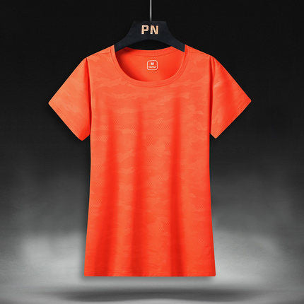 Camiseta Manga Corta de Seda para Hombre - Secado Rápido Cuello Redondo - Image 40