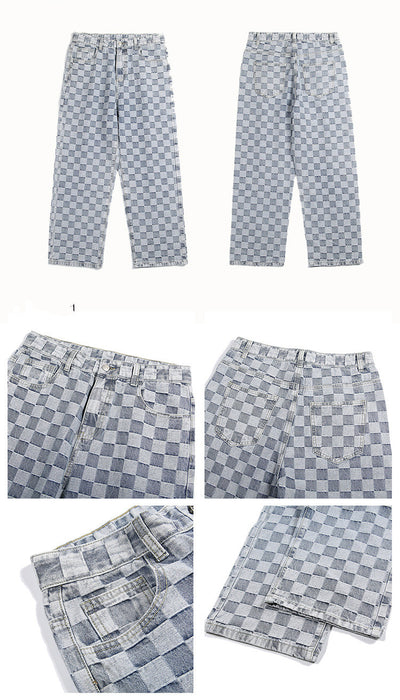 Pantalones Jeans Anchos Hip Hop Street Skateboard para Hombre - Image 10