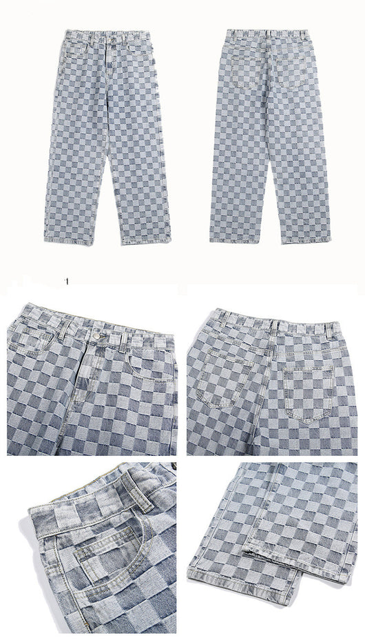 Pantalones Jeans Anchos Hip Hop Street Skateboard para Hombre - Image 10