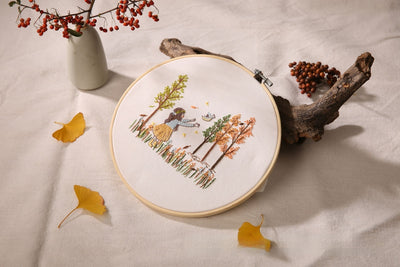 Kit Completo de Bordado en Tela con Flores y Plantas - Set de Costura DIY - Image 9