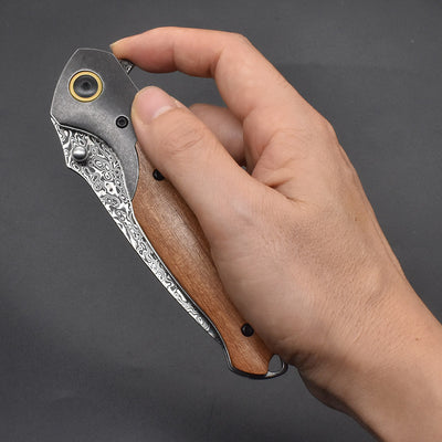 Cuchillo Táctico Plegable de Alta Dureza para Rescate y Aventura - Image 10