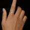 Anillo de Diamante Mozambique Brillante con Charm