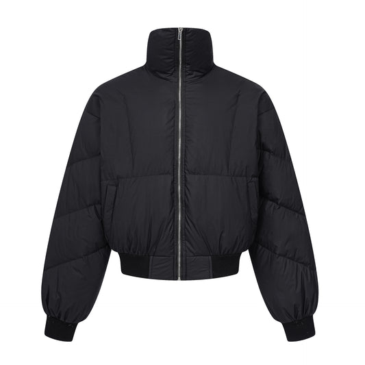 Chaqueta Térmica Casual de Cuello Alto - Algodón Cómodo para Hombre y Mujer - Image 2