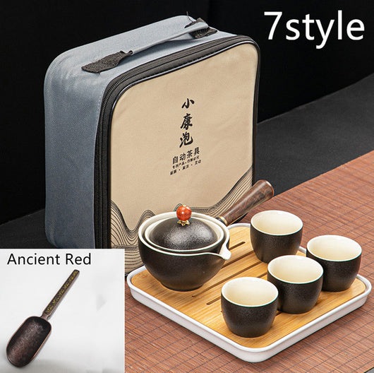 Juego de Té Xiaoyao con Tetera Giratoria 360° - Image 38