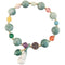 Pulsera de Jade Vintage Estilo Tibetano Étnico con Calabaza y Calcedonia