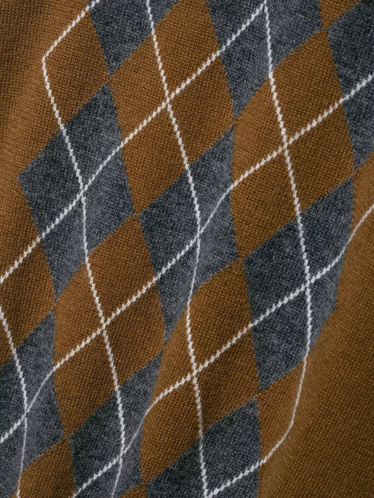 Polo Jacquard Diamante Otoño con Cuello Clásico - Image 11