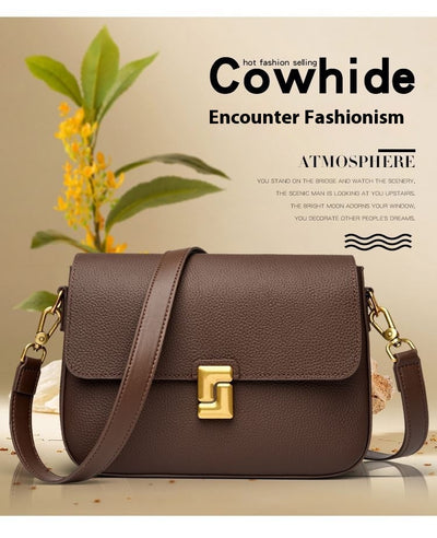 Bolso Mensajero de Cuero Vintage para Mujer - Image 10