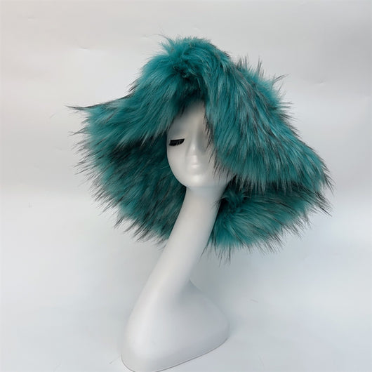 Gorro de Piel de Mapache Versátil y Elegante - Image 10