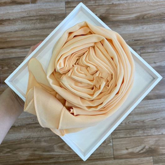 Pañuelo Hijab de Gasa Perlada Liso para Mujer - Image 27